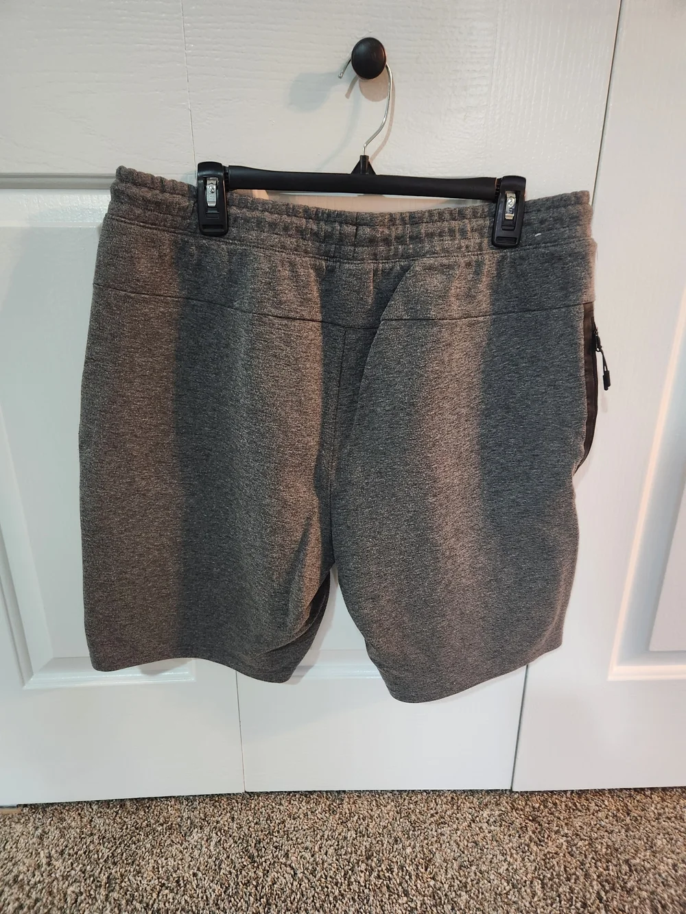 Active USA Men's Heather Gray Athletic Drawstring Shorts